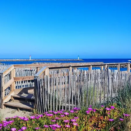 La Perle Bleue, 100 M De La Plage, Parking, Wifi * フロンティニャン