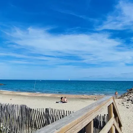 La Perle Bleue, 100 M De La Plage, Parking, Wifi アパート