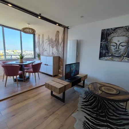 La Perle Bleue, 100 M De La Plage, Parking, Wifi 프롱티냥