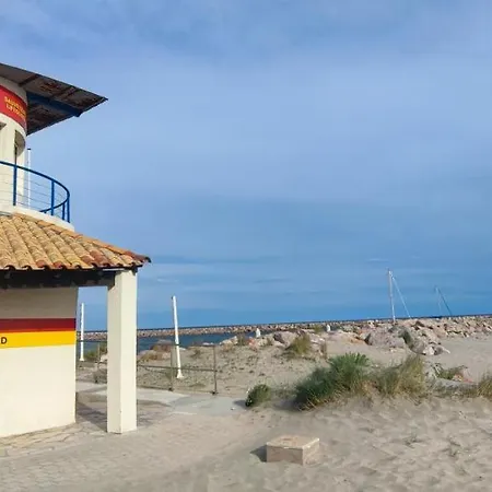 아파트 La Perle Bleue, 100 M De La Plage, Parking, Wifi 프롱티냥