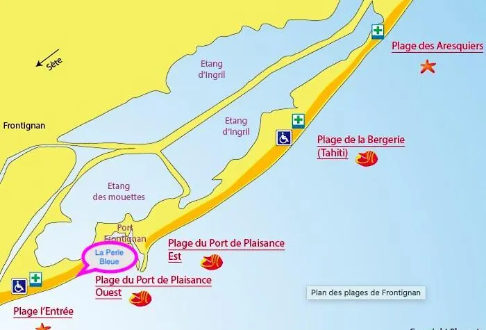 La Perle Bleue, 100 M De La Plage, Parking, Wifi فرونتينيان